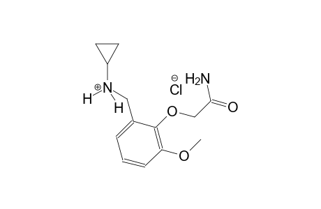 benzenemethanaminium, 2-(2-amino-2-oxoethoxy)-N-cyclopropyl-3-methoxy-, chloride