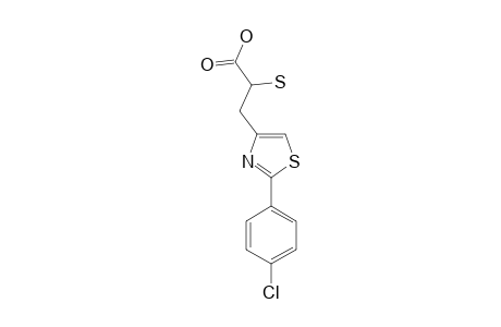3-[2-(4-CHLOROPHENYL)-THIAZOL-4-YL]-(RS)-2-MERCAPTOPROPANOIC-ACID