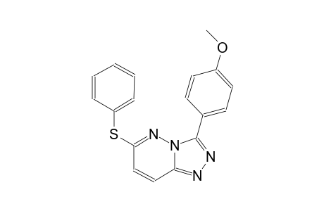 [1,2,4]triazolo[4,3-b]pyridazine, 3-(4-methoxyphenyl)-6-(phenylthio)-