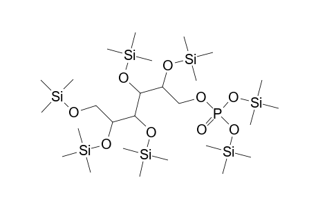 Mannitol, 1,2,3,4,5-pentakis-O-(trimethylsilyl)-, bis(trimethylsilyl) phosphate, D-