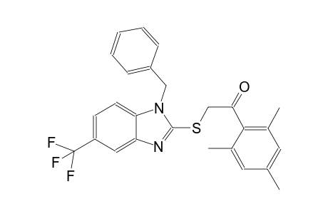 ethanone, 2-[[1-(phenylmethyl)-5-(trifluoromethyl)-1H-benzimidazol-2-yl]thio]-1-(2,4,6-trimethylphenyl)-