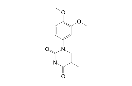 1-(3,4-dimethoxyphenyl)-5-methyl-5,6-dihydrouracil