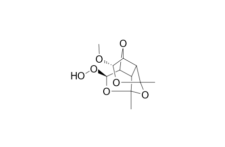 1,9-Dimethyl-3.beta.-hydroperoxy-8.alpha.-methoxy-2,5.8.12-tetraoxatetracyclo[7.2.1.0.(4,11) 0.(6,10)]dodecane