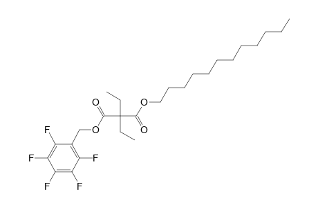 Diethylmalonic acid, dodecyl pentafluorobenzyl ester