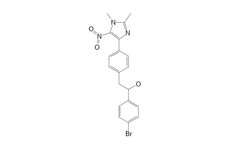 1-(4-BROMOPHENYL)-2-[4-(1,2-DIMETHYL-5-NITRO-1H-IMIDAZOL-4-YL)-PHENYL]-ETHANOL