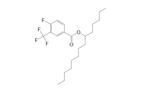 4-Fluoro-3-trifluoromethylbenzoic acid, 6-tetradecyl ester