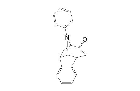 (2RS,4aRS,9SR.9aSR)-1,2,4,4a,9,9a-Hexahydro-1-phenyl-2,9-methanoindeno[2,1-b]pyridin-3-one
