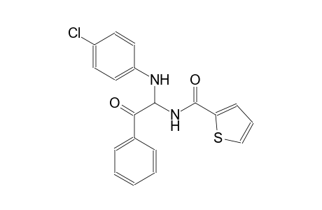 2-thiophenecarboxamide, N-[1-[(4-chlorophenyl)amino]-2-oxo-2-phenylethyl]-