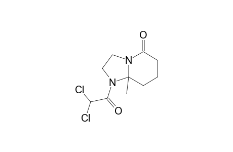Imidazo[1,2-a]pyridin-5(1H)-one, 1-(dichloroacetyl)hexahydro-8a-methyl-