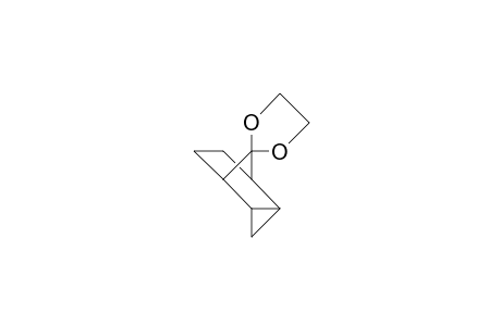 endo-Tricyclo(3.2.1.0/2,4/)octane-8-spiro-2'-(1',3'-dioxolane)