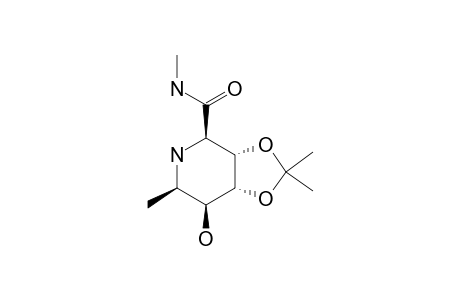 2,6,7-TRIDEOXY-2,6-IMINO-3,4-O-ISOPROPYLIDENE-N-METHYL-D-GLYCERO-L-TALO-HEPTONAMIDE