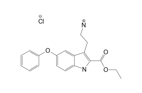 3-(2-AMINOETHYL)-5-PHENOXY-1H-INDOLE-2-CARBOXYLIC-ACID-ETHYLESTER-HYDROCHLORIDE