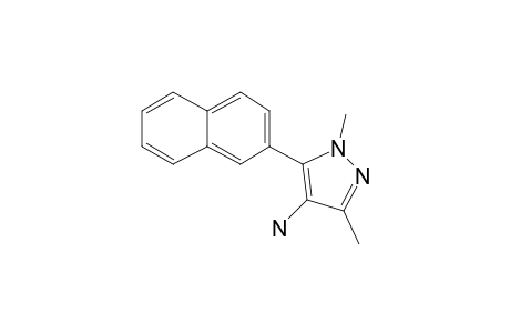 1,3-Dimethyl-5-(naphthalen-2-yl)pyrazol-4-amine