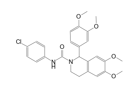 2(1H)-isoquinolinecarboxamide, N-(4-chlorophenyl)-1-(3,4-dimethoxyphenyl)-3,4-dihydro-6,7-dimethoxy-