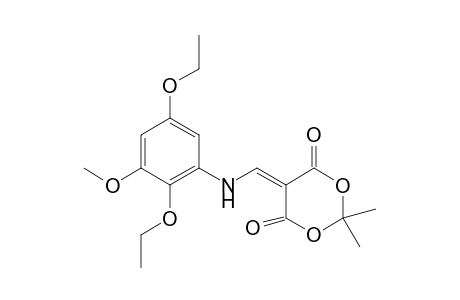 5-(5,6-Diethoxy-7-methoxyphenylaminomethylidene)-2,2-dimethylkl-1,3-dioxane-4,6-dione