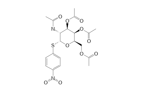 4-NITROPHENYL-2-ACETAMIDO-2-DEOXY-1-THIO-3,4,6-TRI-O-ACETYL-ALPHA-D-GALACTOPYRANOSIDE