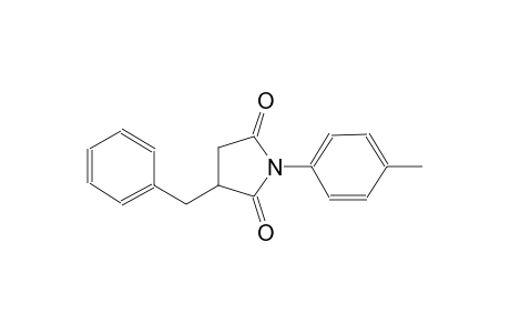2,5-pyrrolidinedione, 1-(4-methylphenyl)-3-(phenylmethyl)-