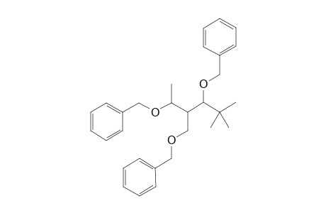 1-{4'-(Benzyloxy)-3'-[(benzyloxy)methyl]-5',5'-dimethylhexan-2'-yloxy[methyl}benzene
