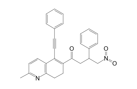 1-[2-methyl-5-(2-phenylethynyl)-7,8-dihydroquinolin-6-yl]-4-nitro-3-phenyl-1-butanone