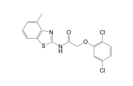 2-(2,5-dichlorophenoxy)-N-(4-methyl-1,3-benzothiazol-2-yl)acetamide