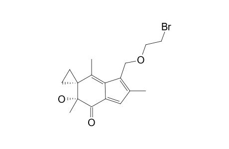 (5'R)-1'-(2-bromoethoxymethyl)-5'-hydroxy-2',5',7'-trimethylspiro[cyclopropane-1,6'-indene]-4'-one