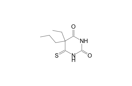 5-Ethyl-5-propyl-6-sulfanylidene-1,3-diazinane-2,4-dione