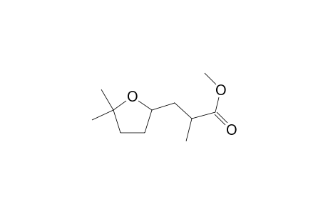2-Furanpropanoic acid, tetrahydro-.alpha.,5,5-trimethyl-, methyl ester