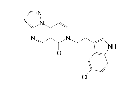 pyrido[3,4-e][1,2,4]triazolo[1,5-a]pyrimidin-6(7H)-one, 7-[2-(5-chloro-1H-indol-3-yl)ethyl]-