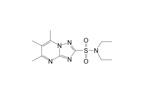 5,6,7-Trimethyl-[1,2,4]triazolo[1,5-a]pyrimidine-2-sulfonic acid diethylamide