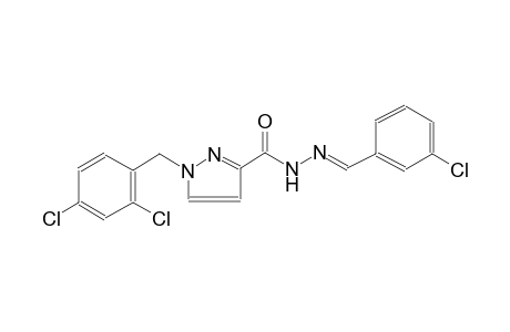 N'-[(E)-(3-chlorophenyl)methylidene]-1-(2,4-dichlorobenzyl)-1H-pyrazole-3-carbohydrazide