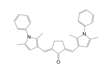 (2E,5E)-2,5-bis[(2,5-dimethyl-1-phenyl-1H-pyrrol-3-yl)methylene]cyclopentanone