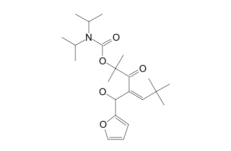 (Z)-3-(1-FURYL-1-HYDROXYMETHYL)-1,1,5,5-TETRAMETHYL-2-OXO-3-HEXENYL-N,N-DIISOPROPYLCARBAMATE