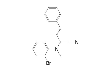 2-(N-Methyl-o-bromoanilino)-4-phenyl-3-butenenitrile