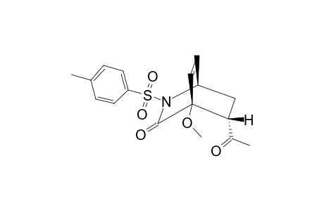 5-endo-Acetyl-4-Methoxy-2-(4'-Methylbenzenesulfonyl)-3-oxo-2-azabicyclo[2.2.2]oct-7-ene