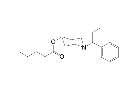 1-(1-Phenylpropyl)piperidin-4-yl pentanoate