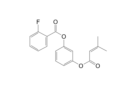 1,3-Benzenediol, o-(3-methylbut-2-enoyl)-o'-(2-fluorobenzoyl)-