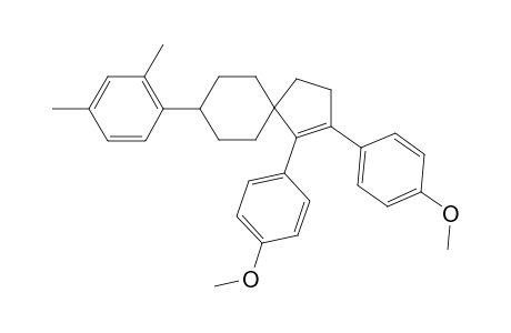 1,2-bis(p-Methoxyphenyl)-8-(2',4'-dimethylphenyl)-spiro[4.5]dec-1-ene