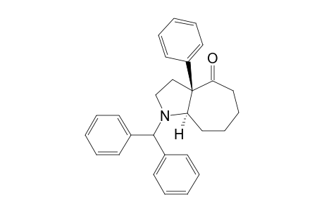 1-(Diphenylmethyl)-trans-3a-phenyl-4-oxodecahydrocyclohepta[b]pyrrole