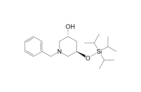 (3R,5R)-1-Benzyl-5-[(triisopropylsilyl)oxy]piperidin-3-ol
