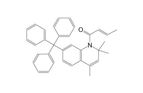 1-[(2E)-2-butenoyl]-2,2,4-trimethyl-7-trityl-1,2-dihydroquinoline