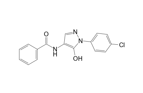 4-(Benzoylamino)-5-hydroxy-1-(4-chlorophenyl)pyrazole