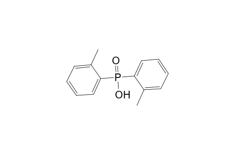 Phosphinic acid, bis(2-methylphenyl)-
