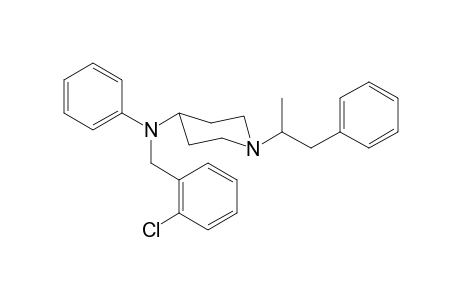 N-(2-Chlorobenzyl)-N-phenyl-1-(1-phenylpropan-2-yl)piperidin-4-amine