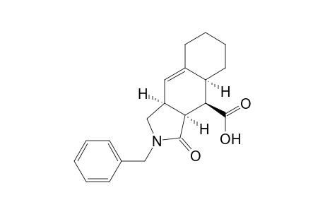 rac-(3aS,4R,4aS,9aS)-2-Benzyl-3-oxo-2,3,3a,4,4a,5,6,7,8,9a-octahydro-1H-benzo[f]isoindol-4-carboxylic acid