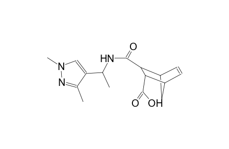 bicyclo[2.2.1]hept-5-ene-2-carboxylic acid, 3-[[[1-(1,3-dimethyl-1H-pyrazol-4-yl)ethyl]amino]carbonyl]-