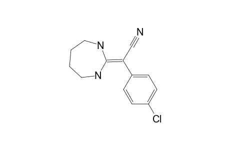 (2-HEXAHYDRO-1H-1,3-DIAZEPINYLIDENE)-(4-CHLOROPHENYL)-ACETONITRILE