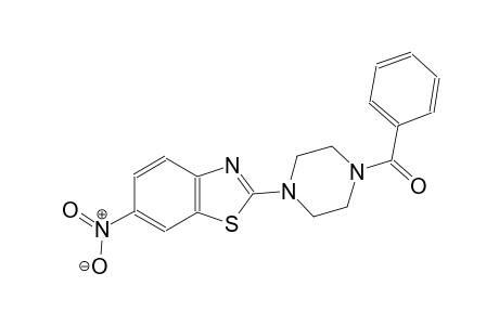 2-(4-benzoyl-1-piperazinyl)-6-nitro-1,3-benzothiazole