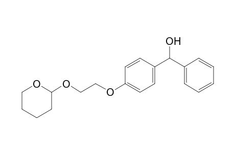 phenyl-[4-(2-tetrahydropyran-2-yloxyethoxy)phenyl]methanol