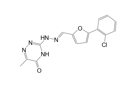 5-(2-chlorophenyl)-2-furaldehyde (6-methyl-5-oxo-4,5-dihydro-1,2,4-triazin-3-yl)hydrazone