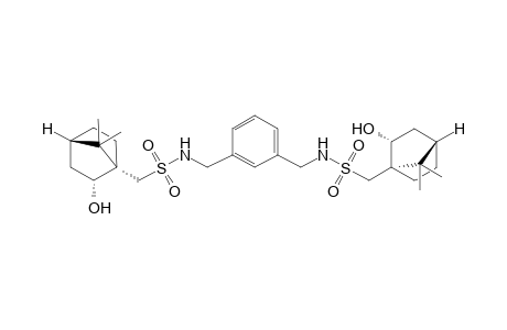 (1S,2R,4S,1'S,2'R,4'S)-N-{3-(2'-Hydroxy-7',7'-dimethylbicyclo[2.2.1]hept-1'-ylmethylsulfonamidomethyl)benzyl}-2-hydroxy-7,7-dimethylbicyclo[2.2.1]hept-1-ylmethanesulfonamide